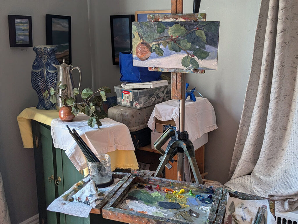 Studio-set-up-for-NC-Living-Treasures