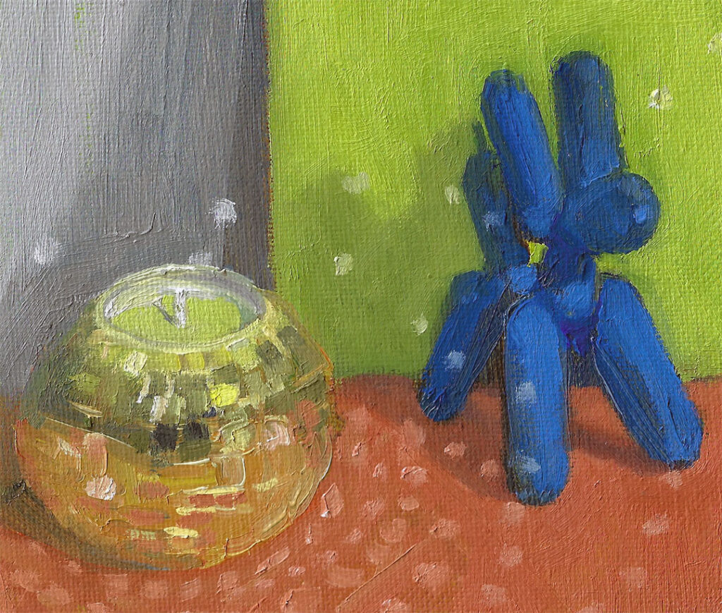 Color Study Season 6x6 inch oil painting color study by JDHolmes